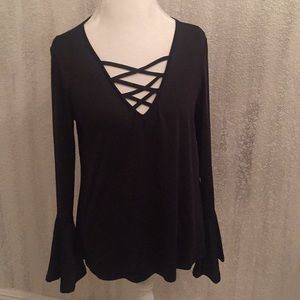 Sexy little black top Item#T117